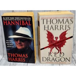 Hannibal & Red Dragon by Thomas Harris. 2 Book Set PaperBack! Hannibal Lecter.